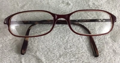 Valentino Brown Tortoise Oval Frame Eyeglasses Italy 5270 135 ~ FRAMES ONLY - Image 1 of 4