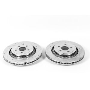 AR82180XPR Powerstop 2-Wheel Set Brake Discs Rear for Chevy Chevrolet SS 15-17
