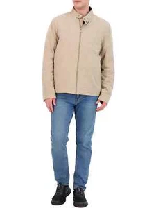 Haggar $125 Water Resistent Mock Neck Beige Golf Jacket w/Quilted Lining XL NWT - Picture 1 of 8