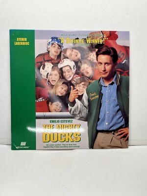 The Mighty Ducks (1992) Laserdisc Movie Disney Emilio Estevez Foto 1 de 4