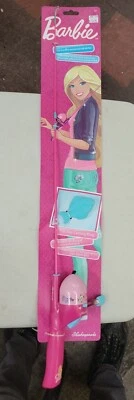 Barbie Girls Fishing Kit All In One Rod & Reel Pink Pole. Shakespeare, NIP (F59) - Image 1 of 4