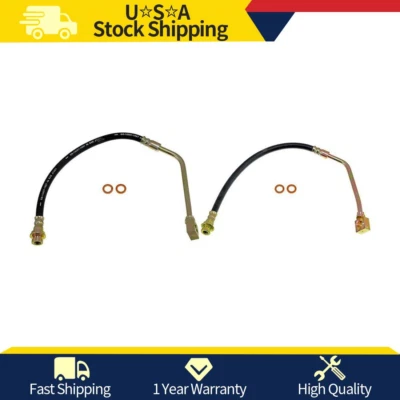 Dorman - 2x manguera de línea de freno delantero First Stop para Chevrolet K1500 1988-1999 Foto 1 de 4