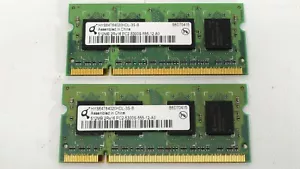 2-Qimonda 512 MB 2-Rx16 Laptop Memory PC2-5300S-55512-0 - Picture 1 of 2