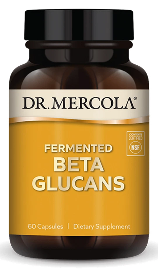 Beta glucanos fermentados Dr. Mercola 60 cápsulas, NUEVO Foto 1 de 1