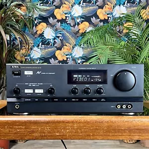 AMPLIFICATORE INTEGRATO STEREO AIWA MX-D9 vintage stadio phono AV surround DSL • BBE - Foto 1 di 24