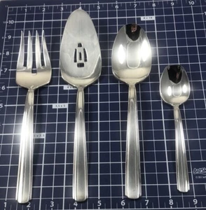 Oneida Silverplate Flatware RENDITION Sugar Spoon Serving Utensils Lot USA Made - Picture 1 of 6