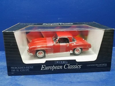 ERTL CLÁSICOS EUROPEOS MERCEDES BENZ 190 SL CUPÉ ERTL ESCALA 1:18  Foto 1 de 2