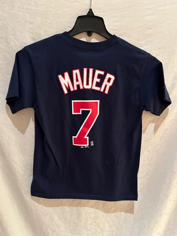 Minnesota Twins Joe Mauer Youth t-shirt-Medium-Classic throwback Collectable Cover