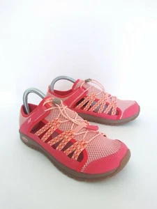 Girl's Chaco Kids Outcross 2 Coral Pink Orange Size 6 Outdoor Shoes w/ eco tread - Picture 1 of 4