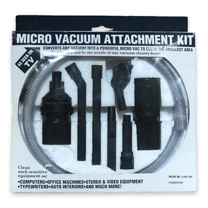 Micro Vacuum Mini Tools Attachment Clean Kit 7-Pc As Seen on TV - FREE SHIPPING - Picture 1 of 6