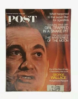 Vintage Saturday Evening Post Magazine 1968 George Wallace - Image 1 of 4