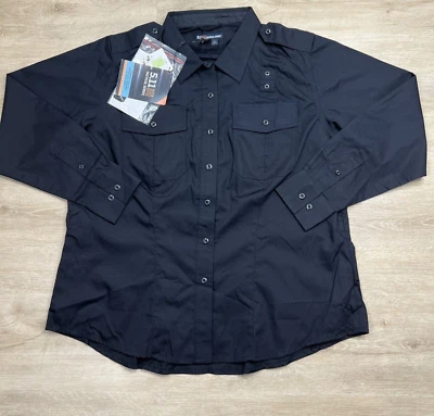 5.11 Tactical Womens Taclite PDU Class A L/S Midnight Navy 62365 Size XL NWT - Image 1 of 4