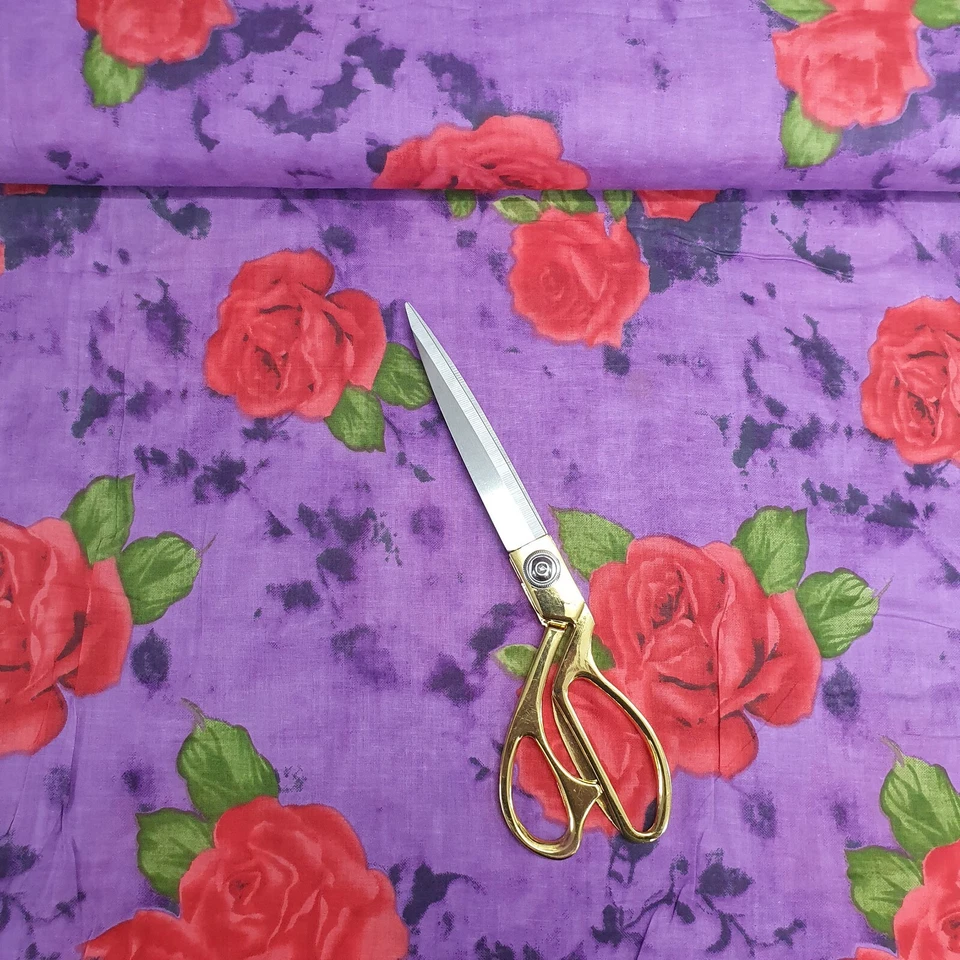 HOMECART 100% Cotton Soft Indian Boho Printed Light Weight Linen Look Fabric By Meter 44"