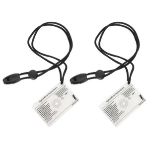2 Pcs Survival Signal Mirror Camping Day Light Reflector Reflective - Picture 1 of 12