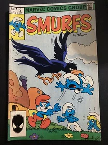 Vintage Marvel SMURFS 1982 Vol. 1 No 2 Comic Book - Picture 1 of 12