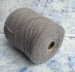Angora Rabbit bland yarn on cone 55/35/10% Merino/Angora/PA, per 100g (3.52oz) - Picture 1 of 7