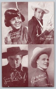 Exhibit Card Multiview Western Actors Including  Bobbie Blake - Bild 1 von 2