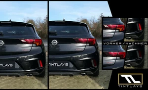 TINTLAYS adecuado para Opel Astra K Opc line juego de láminas luz trasera reflector - Imagen 1 de 4