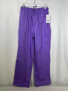 Blue Angel Purple Cargo Scrub Pants Women's XL NWT - Picture 1 of 12