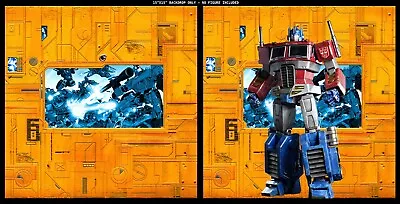Telón de fondo Transformers 15"x15" - Ideal para obra maestra Takara Optimus Prime Foto 1 de 4