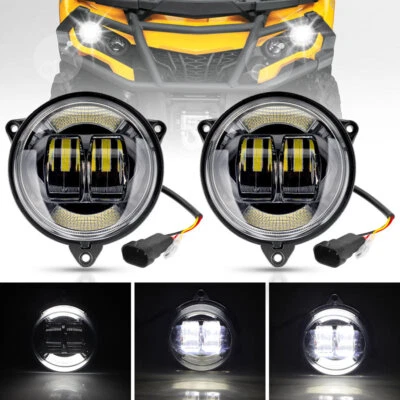 2x Faros LED de haz bajo DRL para Can-Am Outlander 500 Max 650 800/R 850 1000/R Foto 1 de 4