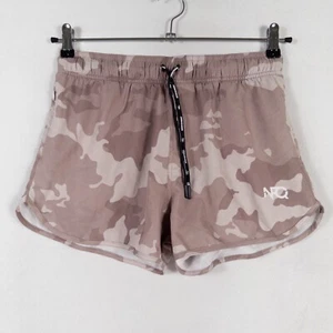 Pantalones Cortos NFQ Para Mujer Gris Mediano Taupe Camuflaje Activo Fitness Entrenamiento Correr - Imagen 1 de 8
