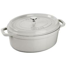 STAUB Cocotte Ovale 31 cm Bianco Tartufo