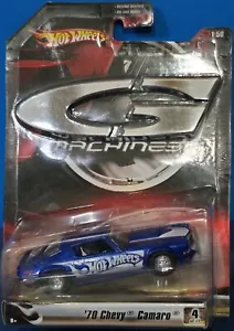 2007 HOT WHEELS G Machines '70 Chevy Camaro Blue Street Legal 4 of 11 Series 1 - Picture 1 of 8