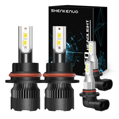 Kit combo de faróis de LED + lâmpadas de neblina para Ford Lobo 2002-2006 - Imagem 1 de 4