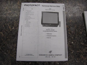 Sams Photofact 4281 Technical Service Manual for JVC AV-27015, AV-27020 - Picture 1 of 2