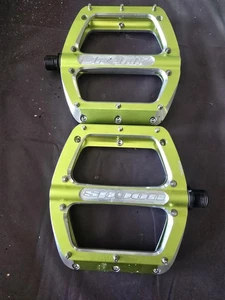 SPANK SPOON GREEN PEDALS FOR BIKE BICYCLE  - Afbeelding 1 van 6