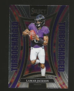 LAMAR JACKSON 2024 Panini Select Turbocharged #3 Ravens - Bild 1 von 3