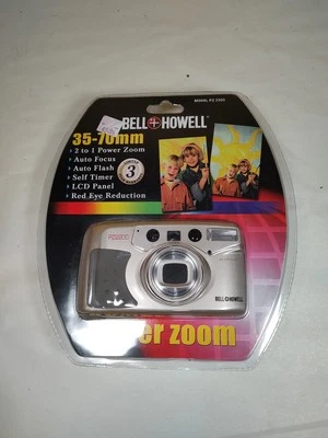 Bell and Howell Power Zoom PZ2200 35mm Film Point and Shoot Camera Silver Sealed - Image 1 of 4