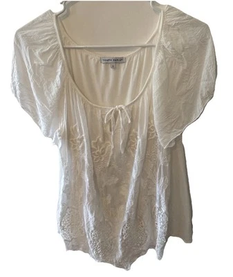 Top boho fluido blanco pequeño Tempo Paris Foto 1 de 3