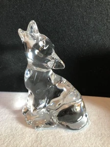 Pisapapeles estatuilla vintage Lenox Glass raro - Lord Wolf 1994 - Imagen 1 de 9