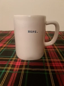 Rae Dunn by Magenta Coffee Mug " NOPE"  Navy Blue Interior  - Picture 1 of 8