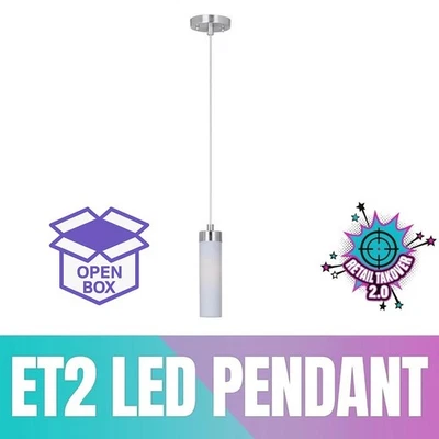 ET2 Contemporary Lighting E63109-11SN Cilandro LED Mini Pendant Satin Nickel - Image 1 of 4