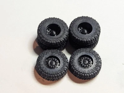 1/64 Scale Custom 3D printed Wheels/Tires - Image 1 of 2
