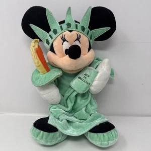 Disney Genuine Original Minnie Mouse as Statue of Liberty 12" Plush - Picture 1 of 6