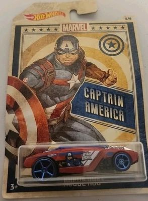 Hot Wheels Marvel Captain America Rogue Hog (2018) - Image 1 of 2