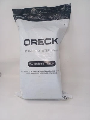 Oreck Vacuum Bags 25ct Upright Commercial Blue 2000, 8000, 9000, Disposal New - Image 1 of 4