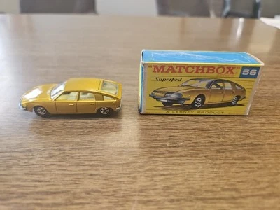 MATCHBOX LESNEY SUPERFAST 56 BMC 1800 PININFARINA GOLD CAR VINTAGE NICE - Image 1 of 4