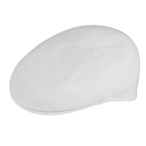 KANGOL Tropic Ventair 504 Ivy Cap 0290BC Summer Flat Driving Hat in White - Picture 1 of 6