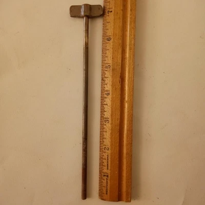 Leedy 10-24 Walberg&Auge 6 3/4"Single-Tension Thumb Rod Snare/Tom Drum Nickel US - Image 1 of 2