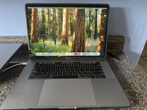 APPLE MACBOOK PRO 15 2018 A1990 i7 2.6GHZ 16GB 512GB VEGA 20 GRAPHICS *READ* - Afbeelding 1 van 10