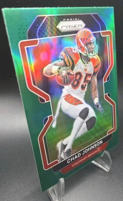2021 Chad Johnson Ochocinco Panini GREEN Prizm #278 CINCINNATI BENGALS 🐅🔥🔥 - Image 1 of 3