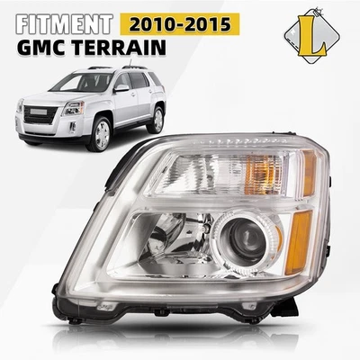 Faro halógeno cromado lado izquierdo del conductor para GMC Terrain SL/SLT/SLE 2010-2015 Foto 1 de 4