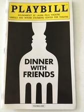 Dinner With Friends Playbill March 2014 #1217