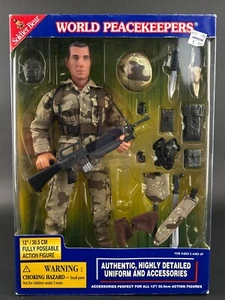 Soldier Bear World Peacekeepers Desert Infantry Action Figure 12" in Size New - Picture 1 of 11