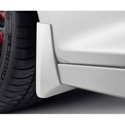 2020-2025 Cadillac CT5 Lux Front & Rear Molded Splash Guards Crystal White OEM - Image 1 of 2